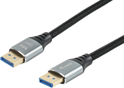 Kabllo Equip DisplayPort 2.1, 1m, 16K 60Hz, i hirtë