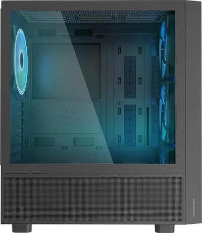 Куќиште за компјутер Modecom Breeze ARGB Flow, Црна, Midi Tower