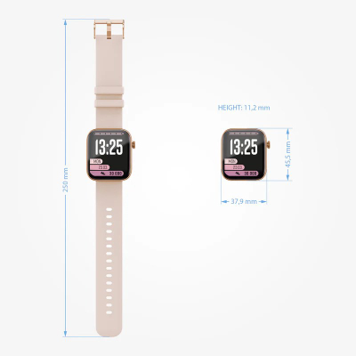Smartwatch Lamax BCool2 Plus, 1.8", IP67, rozë e artë