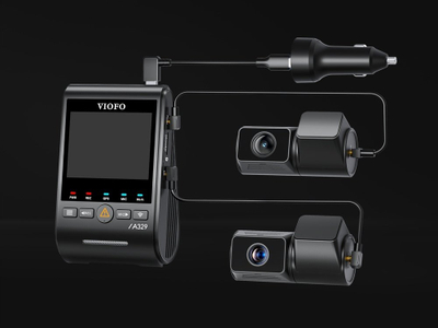 Kamerë makine Viofo A329T 3CH, 4K UHD, GPS, e zezë