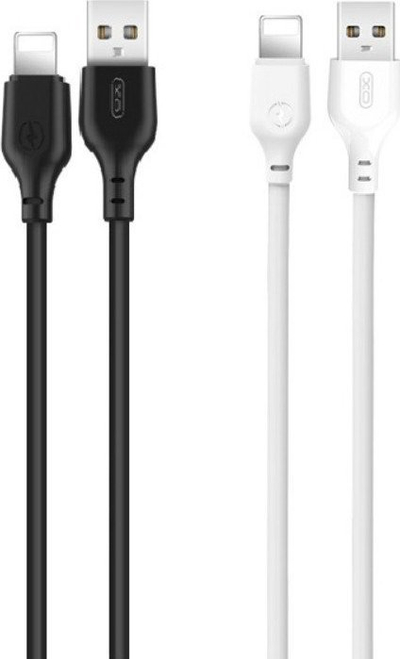 Kabllo USB Lightning XO NB103, set 50 copë, 1 m, e zezë dhe e bardhë