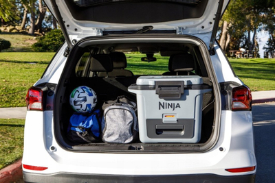 Frigorifer portativ Ninja FrostVault FB131EUGY, 28L, me sirtar Dry Zone, ngjyrë gri
