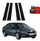 Folie mbrojtëse BodyShield për shtyllën B Skoda Octavia 3, 4 në 1, 2017-2020, pamje karbon, e zezë