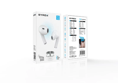 Dëgjuese Syrox Mx15, të bardha
