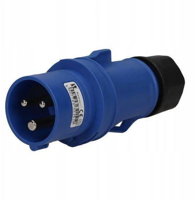 Портабилна индустриска приклучница 16A 3P 230V, IP44, црвена