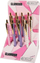 Set stilolapsa Cresco Glamour Pen, 12 copë, metalikë, blu