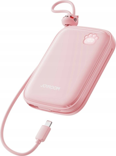 Powerbank Joyroom JR-L008 Plus Cutie Series, 20000mAh, 22.5W, roz