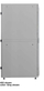 Kabinet rrjeti Intellinet Premium 26U, 19", metal, ngjyrë e zezë
