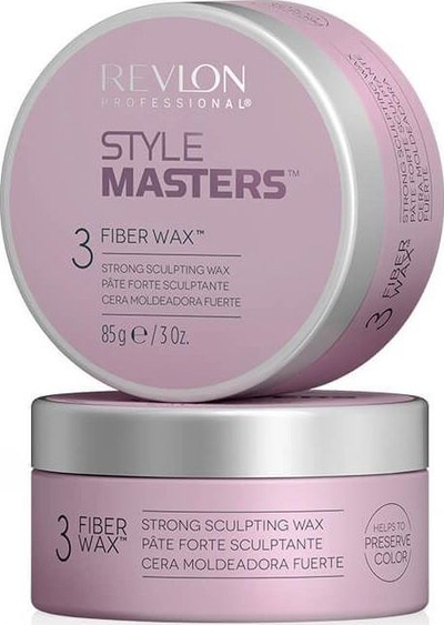 Dyll flokësh Revlon Professional Style Masters Fiber Wax, mbajtje e fortë, 85g