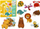 Puzzle edukative Leantoys Animals, 48 copa, për kalamaj, shumëngjyrëshe