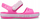 Sandale fëmijësh Crocs Bayaband Sandal Jr 211054-6QQ, me velcro, rozë