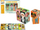Puzzle kubik druri Lean Toys, 6 kube, figura personazhesh, me ngjyra