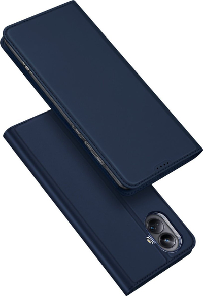 Futrollë telefoni Dux Ducis Skin Pro për Realme 10 Pro Plus, tip book case, me xhep karte, blu