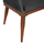 Sofa alumini bambu-look me litar gri 122×60×89 cm (HM5550.01), gri