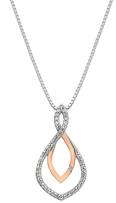 Qafore Hot Diamonds Lily DP734, e argjendtë/rozë