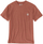 Bluzë T-shirt Carhartt Workwear K87 me xhep te gjoksi, pambuk, portokalli e errët, S