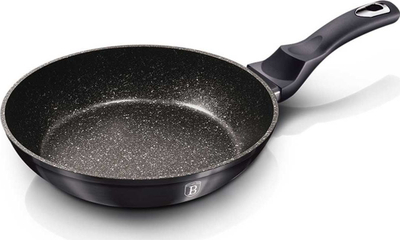 Set tiganësh Berlinger Haus Carbon Pro, 6 copë, alumini, me veshje që s’ngjit, ngjyrë e zezë