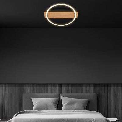 Ndriçues Briloner LED 13 W,  1400 lm, 3000K, 34×30×6cm, i zi/kafe