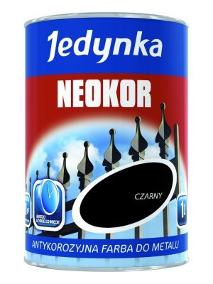 Primer antikorroziv për metal Jedynka Neokor, 0.5L, për çelik dhe gize, i kuq oksid