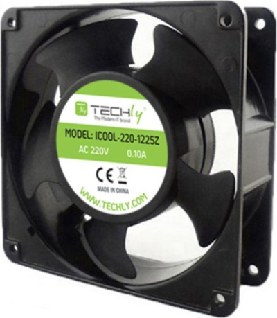 Ventilator PC Techly, 120mm, 220V, i zi