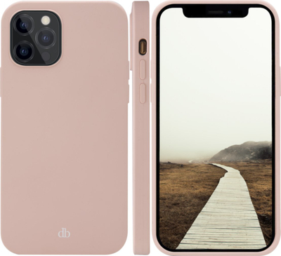 Kuti telefoni dbramante1928 Monaco për iPhone 12 12 Pro, MagSafe, Pink Sand