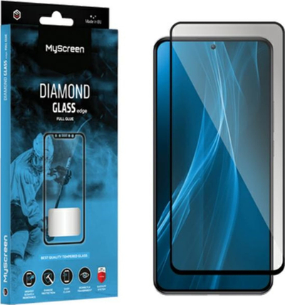 Xham mbrojtës Ms Diamond Glass Edge FG për Oppo A2 5G, Full Glue, i zi