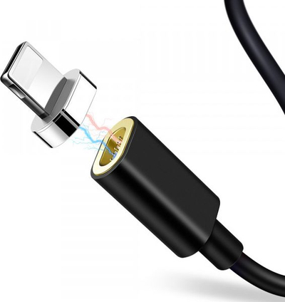 Kabllo karikimi magnetik MCDODO CH5500, me koka të ndërrueshme, për smartphone, i zi