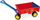 Karrocë lodër Wader Cart Trailer, mban gjer në 60kg, plastike, me shumë ngjyra