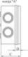 Kuti sipërfaqësore Elektro-Plast PH-1A.2 28.12, 108 x 108 x 56mm, IP65, gri