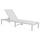 Shezllon Thatcher 196,5x64,5x92Hcm (HM5983.01), bardhë