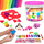 Set plasteline Maksik Mini Marshmallow Play Dough, 10 copë, shumëngjyrësh
