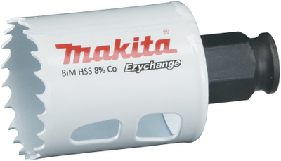 Sharrë cilindrike Makita Ezychange HSS BiM, 40 mm, Bi-Metal 8% Co, e bardhë