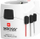 Adapter udhëtimi Skross Pro Light USB, me 4 porta USB, universal, i bardhë