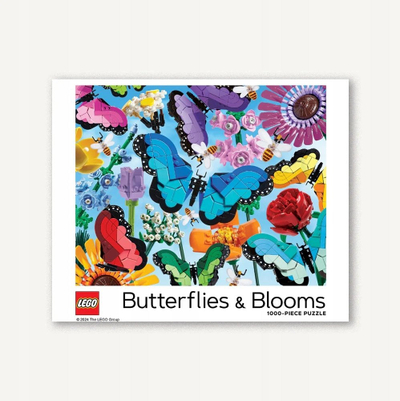 Puzzle me figura “Butterflies &amp; Blooms”, 1000 copa, shumëngjyrësh