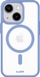 Kapak telefoni LAUT Huex Protect MagSafe, për iPhone 14 Plus, transparent, blu