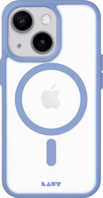 Kapak telefoni LAUT Huex Protect MagSafe, për iPhone 14 Plus, transparent, blu
