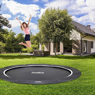Trampolinë Salta Black Baseground, 14ft, e zezë