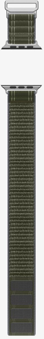 Rrip për Apple Watch Spigen Fabric Band, hook and loop, 49mm 46mm 45mm 44mm, i gjelbër