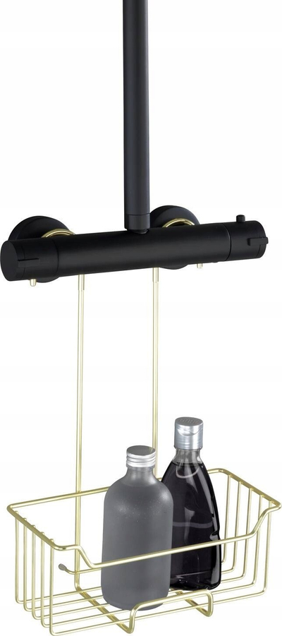 Shportë dushi WENKO Milo Gold, çelik inox antindryshk, ngjyrë ari
