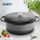 Tenxhere ovale nga gize Cooking by Heinner, 6L, 33x26.5cm, gri mermeri