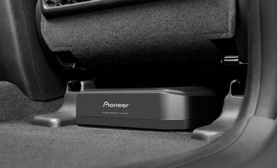Subwoofer aktiv Pioneer TS-WX140DA, 170W, i vogël me komandë për basin, i zi