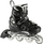 Patina Roller Nils Extreme NH10905, teh i ndërrueshëm, e rregullueshme 39-42, e zezë
