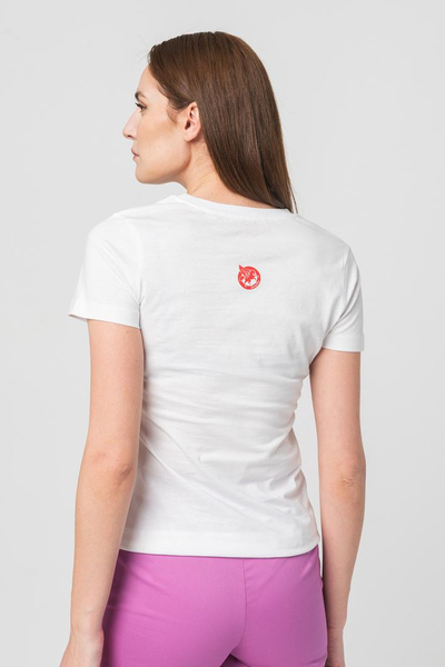 Bluzë T shirt Casual F Bicycle, pambuk, regular fit, e bardhë, XS
