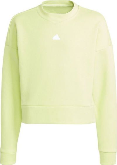 Trenik për goca Adidas G FI Logo TS, komplet me 2 pjesë, jeshile e hapur me të zezë
