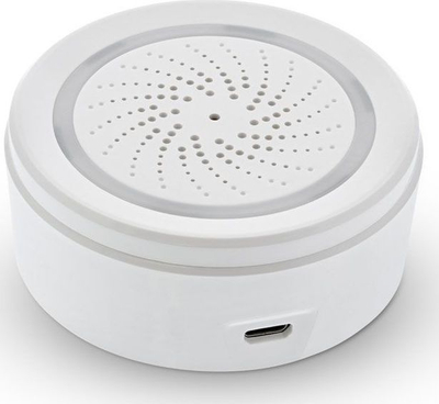 Sirene alarmi smart InLine Smart Home, WiFi, 110 dB, e bardhë