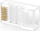 Konektor RJ45 UTP 8P8C Cat5 5e, set 100 copë, transparent