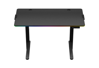 Tavolinë elektrike gaming Huzaro Hero 8.2 RGB, lartësi e rregullueshme, deri 80 kg, e zezë