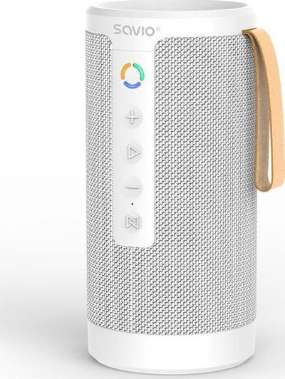 Altoparlant Bluetooth Savio BS-032, 10W, TWS, i bardhë