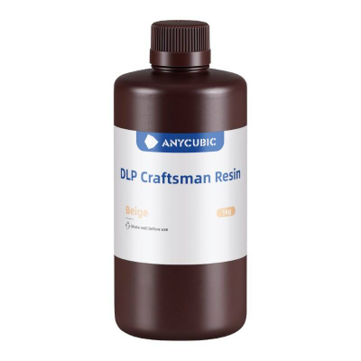 Rrëshirë 3D Printer Anycubic DLP Craftsman, 1kg, set 2 copë, beige
