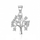 Pendant për varëse Agato Tree of Life AGH768, i argjendtë